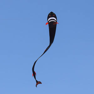 طائرة ورقية قرش مصممة خصيصًا للأطفال بالجملة طائرات ورقية طائرة مع إطار من الألياف الزجاجية من الشركة المصنعة للطائرة الورقية - Product Image 5