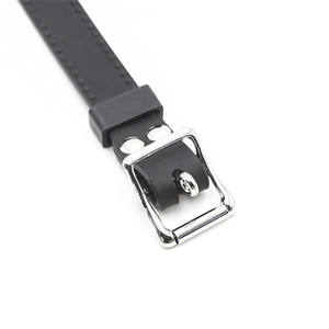 SM ağız Sex seks oyuncakları açık ağız topu Full tam silikon siyah Metal halka açık ağız fiş PU deri esaret yetişkin yüzük <span class=keywords><strong>Ring</strong></span> - Product Image 4