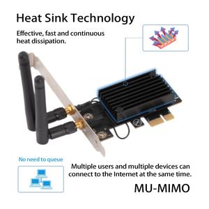 การ์ดไวไฟไร้สายแบบ PCIe รุ่น <span class=keywords><strong>AX200</strong></span> รองรับ <span class=keywords><strong>WiFi</strong></span> <span class=keywords><strong>6</strong></span> แบบดูอัลแบนด์ 2.4G จากโรงงาน (OEM) พร้อมบลูทูธ 5.0 CHONGHEE - Product Image 5