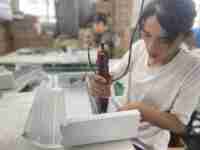 Pemanas Ruangan Listrik Quartz Empat Tabung Pemanas IR Inframerah 2200W Portabel