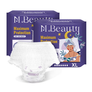 Almohadillas desechables transpirables de absorción nocturna súper grandes para mujer, ropa interior para el período menstrual para la marca <span class=keywords><strong>MBeauty</strong></span> - Product Image 3