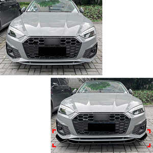 สปอยเลอร์หน้ารถยนต์ วัสดุ ABS ลายคาร์บอนไฟเบอร์ สีดำเงา สำหรับ <span class=keywords><strong>Audi</strong></span> <span class=keywords><strong>A5</strong></span> Sline S5 8W6 <span class=keywords><strong>2021</strong></span>+ ขายดี - Product Image 2
