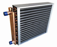 RETEK Nouveau Échangeur de Chaleur à Bobine de Condenseur et Évaporateur à Tube de Cuivre Refroidi par Air pour Compresseur R410A, pour Restaurants, Maisons, Hôtels, Glaces