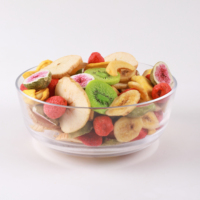 GT 7 Soorten Jackfruit Perzik Kiwi Aardbei Banaan Losse Gefreeze-droogde Gemengde Gedroogde Fruitjes Knapperige Gemengde Gedroogde Fruitschijfjes