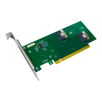 CNS42PE16 	 4GB/dtk 	 2*SFF8654 X8 	 Kontroler PCIe3.0 X16 NVMe