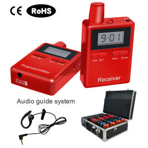 อุปกรณ์มาตรฐานสำหรับบริษัททัวร์/ระบบไกด์นำเที่ยวไร้สาย 2.4G พร้อมช่องสัญญาณ 80 ช่อง/ระยะ 200 เมตร/การซิงโครไนซ์ความถี่ด้วยคลิกเดียว - Product Image 6