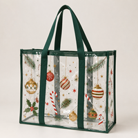 Sac fourre-tout en PVC transparent avec logo personnalisé, sac à bandoulière, sac de plage imperméable avec fermeture éclair en PVC