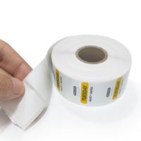 Étiquettes adhésives amovibles personnalisées en usine, étiquettes d'emballage de produits repositionnables, fabricant