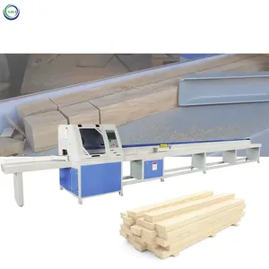 Máquina cortadora de bloques de madera, sierra de banda de corte cruzado de palés