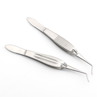 Micro-pinces à ongles sclérales, droites, courbées, inversées, semi-circulaires, pour la fragmentation du noyau et les pinces à flaps pour la chirurgie ophtalmique