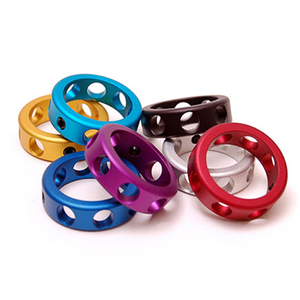 Hochwertige, individuell anpassbare <span class=keywords><strong>Eastern</strong></span> Bikes Edelstahl CNC-gefräste Griffstopper-Klemme für <span class=keywords><strong>BMX</strong></span>-Griffe / Dirt Bike Lock-on - Product Image 1