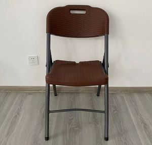 <b>Folding</b> Portable Outdoor Steel Tubes Lounge Camping Garden <b>Plastic</b> Office <b>Chair</b> <b>Plastic</b> Easy Carry <b>Chair</b> Foldable HDPE <b>Chair</b> - Product Image 2