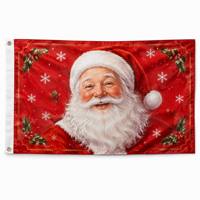 Drapeaux de Noël personnalisés, bannières de fêtes personnalisées avec des illustrations sur mesure, décorations de jardin extérieures, événements saisonniers