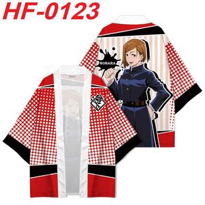 Kimono Jujutsu Satoru Gojo Geto Itadori Yuji Sukuna Nanami Kugisaki Nobara Haori Japonais Anime Kimono Cape Vêtements Adultes - Product Image 5