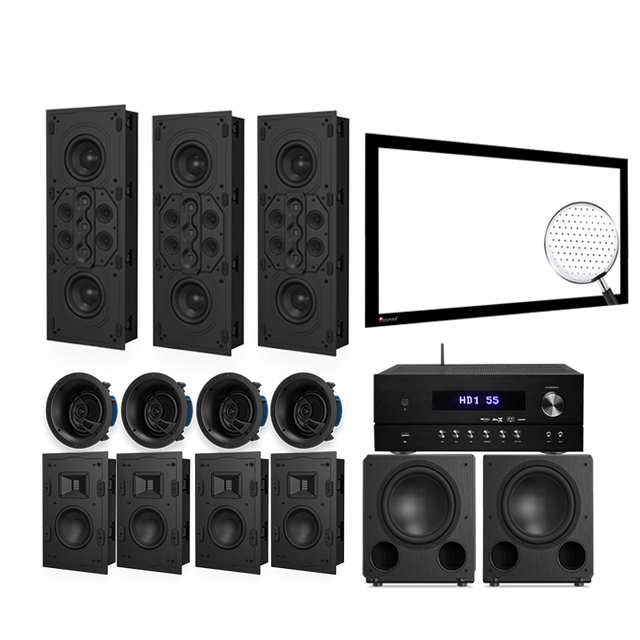 Customized Home Theater System Package Professional Sound System for Recording Studio, How Much Are the Speakers