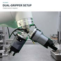 Desain Ringkas dan Tahan Lama Dua Jari Seri Rg Elektrik Dengan Indikator Cahaya Biru untuk Integrasi Robot Kolaboratif