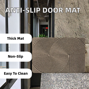 Alfombra Antideslizante de PVC para Puerta, con Relieve Acordonado, Tejido Oriental, Lavable, con Base de TPE Extra Gruesa, para Uso en Oficina - Product Image 3