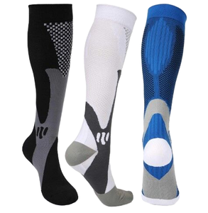 Chaussettes <span class=keywords><strong>de</strong></span> Compression personnalisées pour hommes femmes 20-30 MMHg <span class=keywords><strong>bas</strong></span> <span class=keywords><strong>de</strong></span> Compression <span class=keywords><strong>de</strong></span> sport pour Marathon varices manchette <span class=keywords><strong>bas</strong></span> corps - Product Image 2