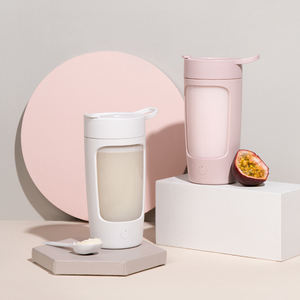 Protéine électrique moderne de 650ml en acier inoxydable 304 bouchon à vis forme droite en boîte pour adultes - Product Image 5