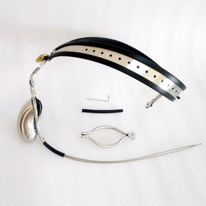 新しいスタイルのステンレススチールCBチャスティティロックチャスティティベルトとズボンセックスおもちゃボンデージギア用 - Product Image 3