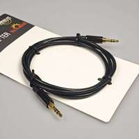Cable de Audio Estéreo AUX de 3.5mm Macho a Macho con Revestimiento de Cobre para Teléfonos, Tabletas, Altavoces, Amplificadores y Automóviles