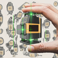 Meilleure vente 360 vert auto-nivelant 12 & 16 lignes niveau Laser 3D de qualité industrielle 4D construction en béton niveleur de terrain