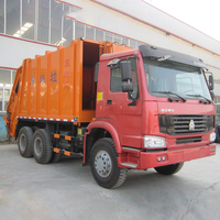 Camion à ordures HOWO 6*4 à 10 roues, LHD/RHD, personnalisable en couleur, à forte capacité de charge, en stock