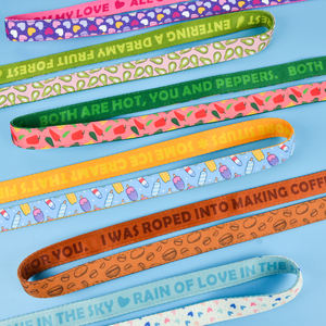 MIDEPET luxe impression concepteur motif chien <span class=keywords><strong>laisse</strong></span> 5ft Long avec alliage Polyester rubans nouvel an saint valentin cadeau personnalisé - Product Image 3