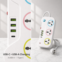 Multiprise universelle USB personnalisée par le fabricant pour la Thaïlande, le Vietnam, le Cambodge, norme thaïlandaise, multiprise multifonction pour le Myanmar