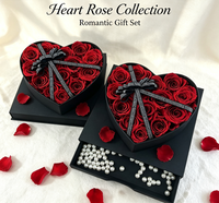 Coffret cadeau de luxe durable, roses réelles conservées dans une boîte cadeau, cadeau pour la Saint-Valentin