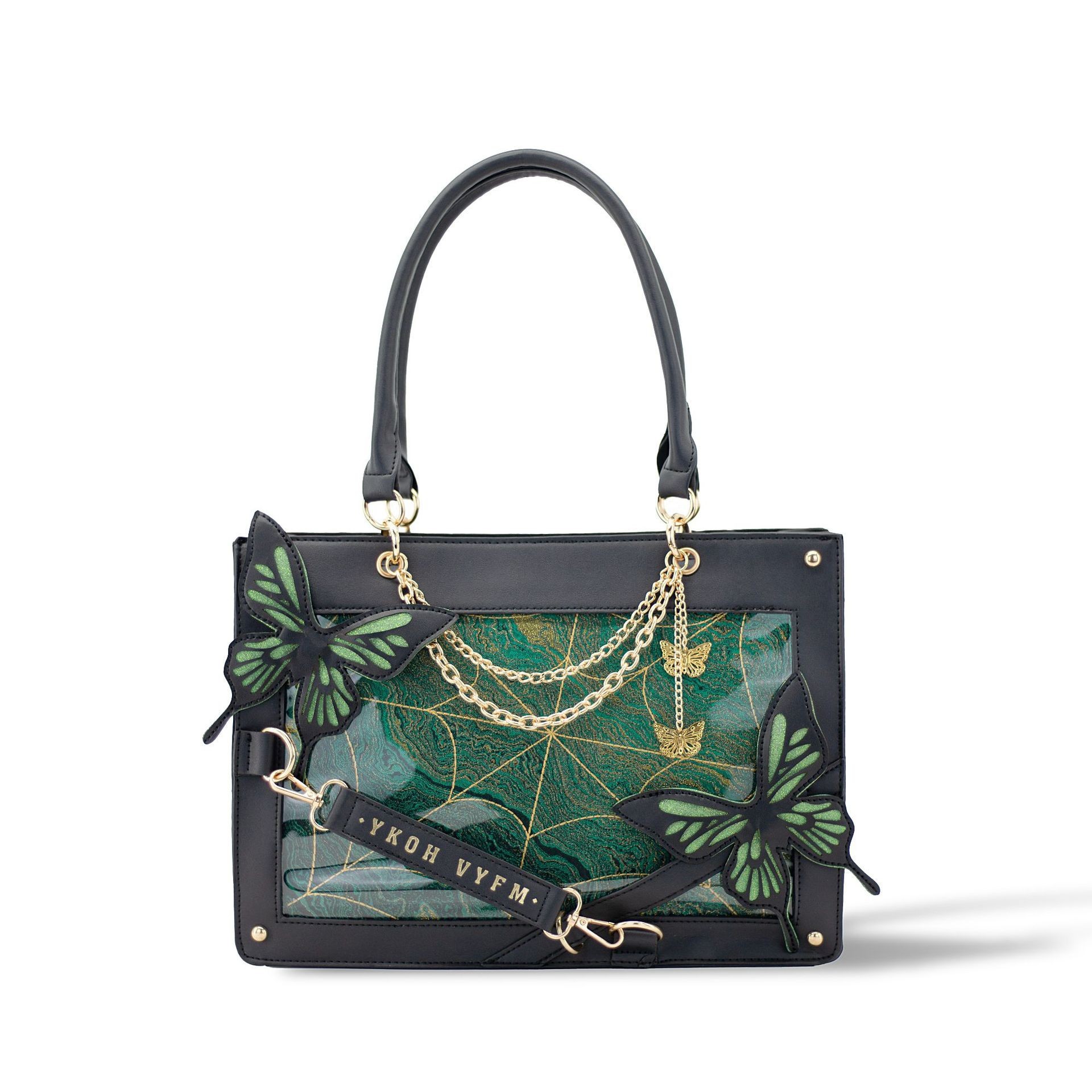Papillon vert foncé
