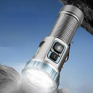 Linterna LED superbrillante, linterna recargable multifuncional con clip magnético, linterna para pesca y acampada de emergencia al aire libre - Product Image 1