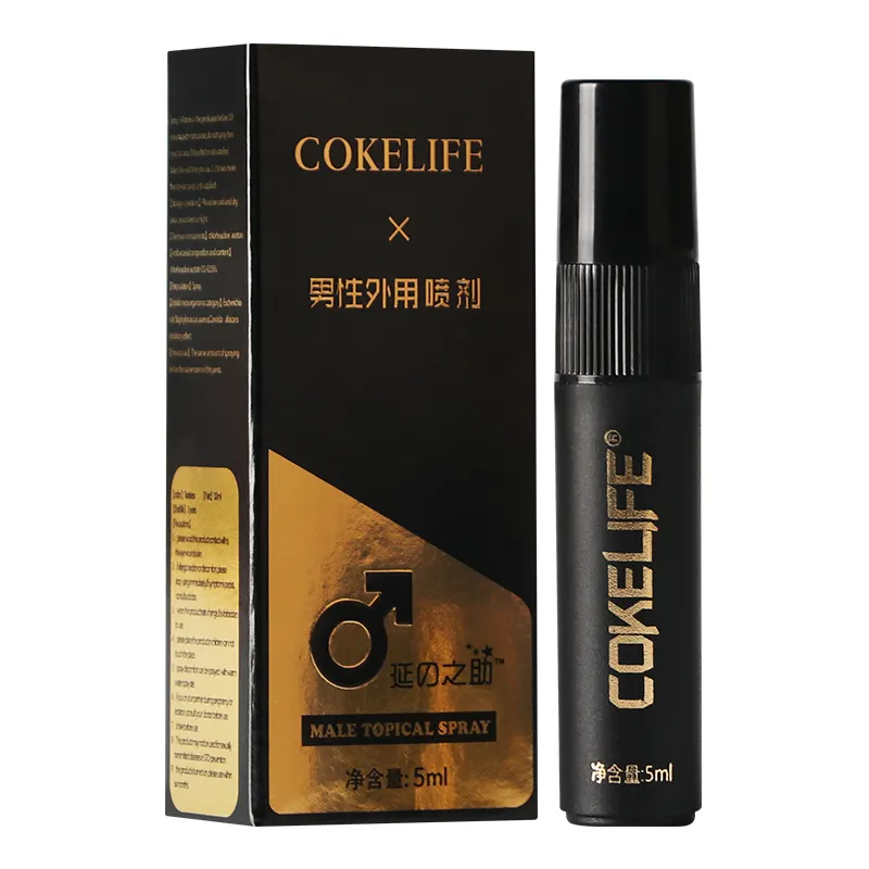 น้ำมันสเปรย์ COKELIFE สำหรับผู้ชาย,ส่วนผสมจากธรรมชาติฉลากส่วนตัวขนาด5มล.