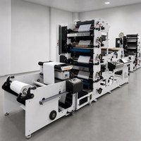 Machine d'impression flexographique automatique à grande vitesse, rouleau à rouleau, pour la production de sacs en plastique/papier et de lignes de production d'étiquettes autocollantes