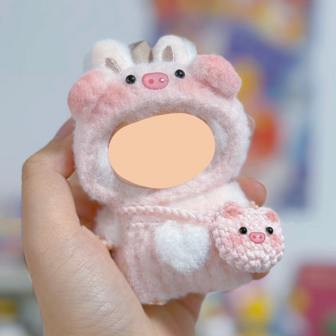 ชุดหมูสีชมพู (ไม่รวมตุ๊กตา)