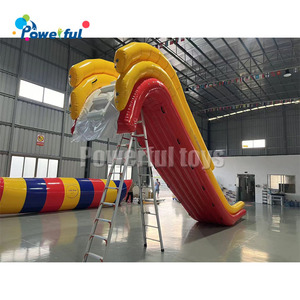 Super yate tobogán inflable <span class=keywords><strong>Alquiler</strong></span> de fiestas privadas tobogán de bote flotante inflable - Product Image 4