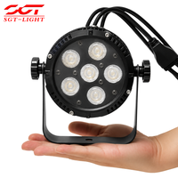 Projecteur LED étanche SGT OEM ODM 6x15W RGBW 4-en-1 CH4 CH8 à faible consommation pour studio photo et salle de diffusion en direct