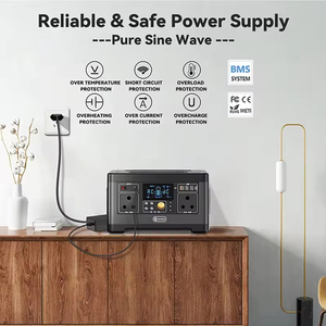 Flashfish P63 baterai <span class=keywords><strong>Lithium</strong></span> Ion 500w Generador <span class=keywords><strong>Solar</strong></span> De baterai luar ruangan Portable Power Station dengan Panel surya - Product Image 4
