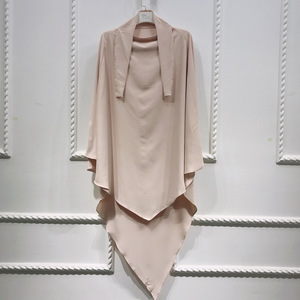 Yibaoli Fabricant Offre Spéciale de vêtements musulmans bien faits au-dessus de la tête avec cravate Khimar <span class=keywords><strong>Hijab</strong></span> Jilbab Khimar - Product Image 5