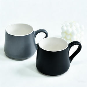 Liling Ceramic <b>Mug</b> 301-400ml Matte Minimalist Design Solid Color <b>Mugs</b> For <b>Coffee</b> Tea Drinking Cup Gift - Product Image 1
