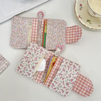 Pochette Mignonne et Pratique pour Fille, Multifonctionnelle, Porte-Cartes d'Identité, Porte-Passeport, Trousse de Maquillage, Sac de Voyage pour Étudiante