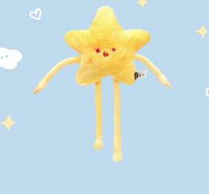 Peluche de Peluche con Forma de Estrella Extraíble Belo <span class=keywords><strong>Tempo</strong></span>, Juguete de Peluche con Diseño de Dibujos Animados, Mochila Creativa, Regalo de Cumpleaños para Amigos, con Relleno de Algodón PP, 4 <span class=keywords><strong>Colores</strong></span> - Product Image 6