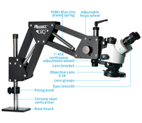 4K 2K Stereo Microscope LED Illumination Trinocular Microscope for Diamond Jewelry Setting and Goldsmithing with Optical Tools