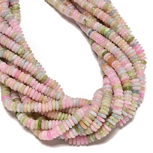Cuentas <span class=keywords><strong>de</strong></span> jade teñidas <span class=keywords><strong>de</strong></span> color rosa morganita al por mayor, cuentas redondas lisas <span class=keywords><strong>de</strong></span> 2x6 mm <span class=keywords><strong>para</strong></span> la fabricación <span class=keywords><strong>de</strong></span> joyas, pulseras y <span class=keywords><strong>collares</strong></span> - Product Image 3
