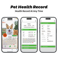 Étiquette en PVC personnalisée pour animaux de compagnie de la plus haute qualité personnalisée en plastique anti-perte nom d'animal de compagnie code QR étiquette d'identification d'animal de compagnie étiquette de chien