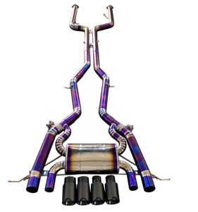 Sistemas para <span class=keywords><strong>BMW</strong></span> M3 G80 3,0 T 2021-2023 Rendimiento Silenciador de <span class=keywords><strong>escape</strong></span> de titanio Tubos de <span class=keywords><strong>escape</strong></span> de automóviles de carreras - Product Image 1