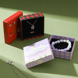 थोक इको फ्रेंडली कस्टम पुनः प्रयोज्य लक्जरी सुरुचिपूर्ण गहने उपहार बॉक्स ढक्कन और रिंग, बालियां और खुदरा के लिए बेस पैकेजिंग बॉक्स - Product Image 3