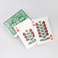 Cartes à jouer personnalisées en PVC imperméables, cartes de casino, vente en gros, papier 180gsm-310gsm, cartes à jouer promotionnelles publicitaires