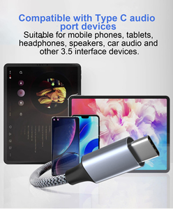 Câble audio auxiliaire USB C vers 3.5mm pour <span class=keywords><strong>iPhone</strong></span> 15, Samsung Galaxy S23, casque, type C vers 1/8 "mâle Hi-Fi Stereo <span class=keywords><strong>Jack</strong></span> Cord 3.3FT - Product Image 6