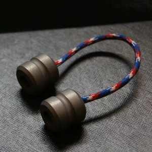 Venta caliente personalizado CNC aleación de titanio Gr5 colorido Fidgeting Stress Relief Ball <span class=keywords><strong>Begleri</strong></span> Bead - Product Image 6